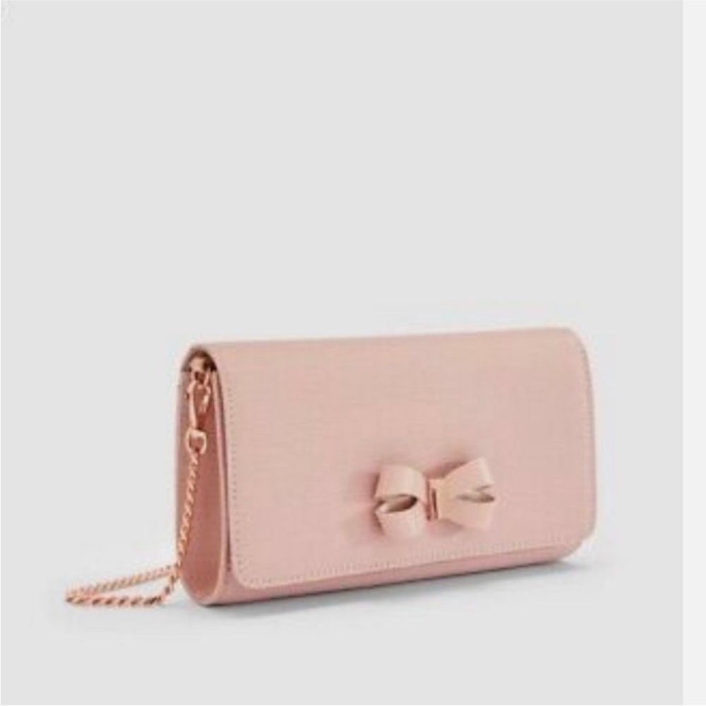 Ted Baker Matinee Pink Bow Chain Crossbody